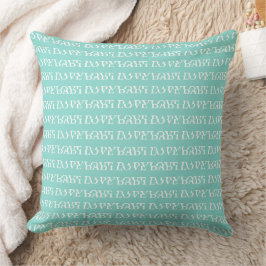 Almofada BABY Love Teal Blue Nursery Chá Sprinkle Party