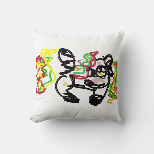 Almofada Baby Raccoon Autumn (Frente)