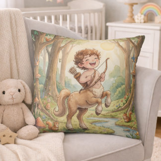 Almofada Baby Sagittarius Zodiac Nursery Kids