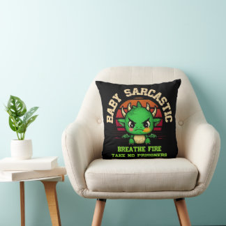 Almofada Baby Sarcastic Dragon Breathe Fire