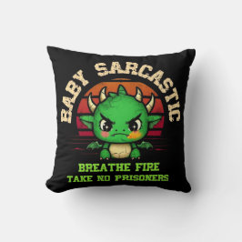 Almofada Baby Sarcastic Dragon Breathe Fire 