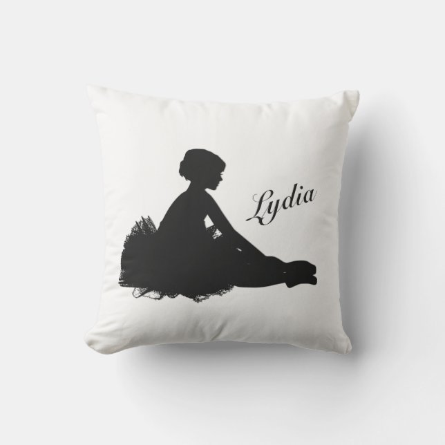 Almofada Bailarina Cansada Personalizada c/ Nome (Frente)