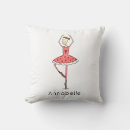 Almofada Bailarina Personalizada Dançarina de Ballet