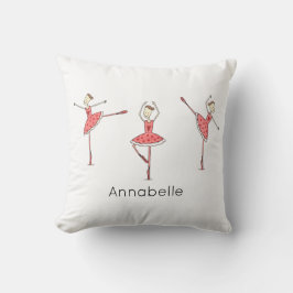 Almofada Bailarina Personalizada Dançarina de Ballet