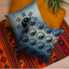 Almofada Balança: Ba Gua, oito trigramas yin yang TCM