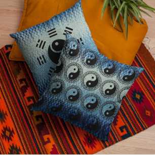 Almofada Balança: Ba Gua, oito trigramas yin yang TCM