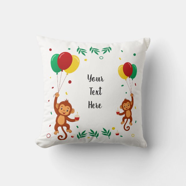 Almofada Balão de Macaco Voador (Frente)