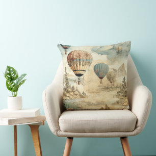 Almofada Balão de Vintage Ar Quente em Paisagem Serena (7)