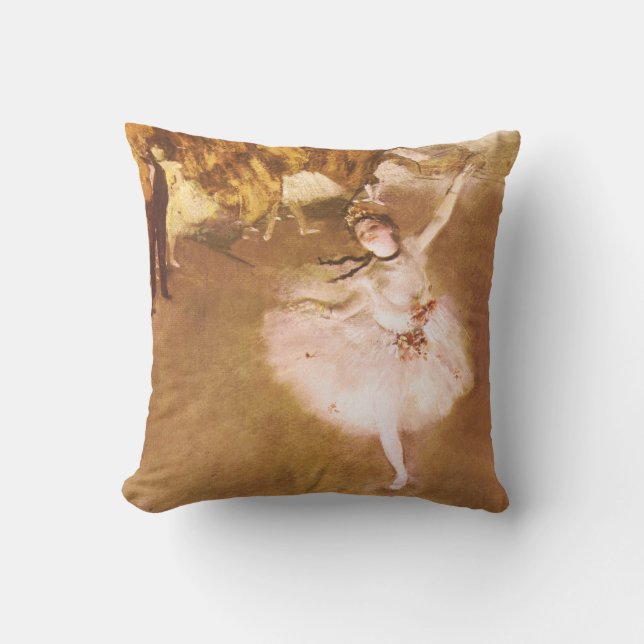 Almofada Balé Dancer Degas Star Painting (Frente)