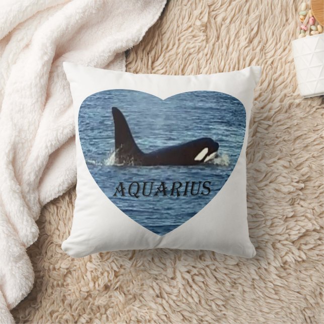 Almofada Baleia Assassina Reversível "Aquarius" Orca Cushio (Cobertor)