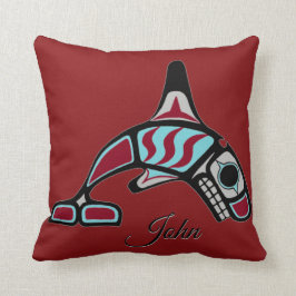 Almofada Baleia de assassino dupla personalizada