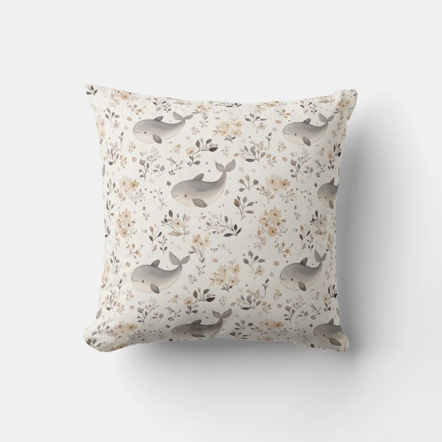 Almofada Baleia Deseja Amor (Frente)