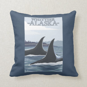 Almofada Baleias #1 da orca - Whittier, Alaska
