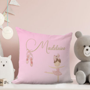 Almofada Ballerina Gira Rosa Moderna
