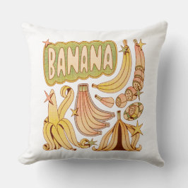 Almofada Banana / Ilustração de Banana