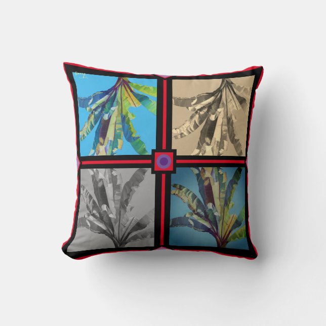 Almofada Banana vezes quatro por Bruce Tunis (Frente)