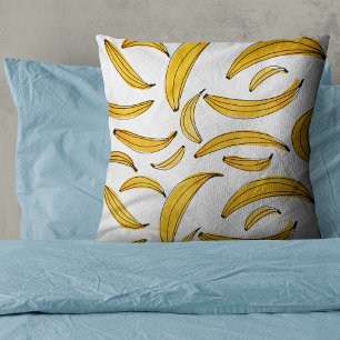 Almofada Bananas aquarelas - amarelas