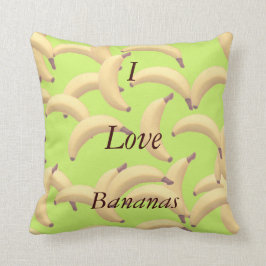 Almofada Bananas customizáveis com texto