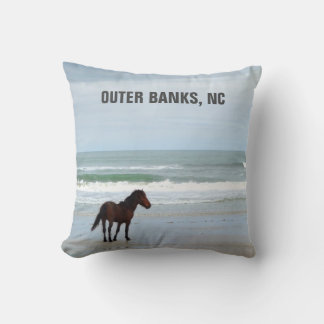 Almofada Bancos externos de cavalos selvagens OBX NC Coroll