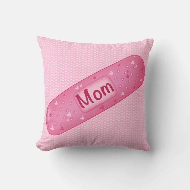 Almofada   Band-aid mom  soft pink Cojín  (Frente)