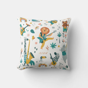Almofada Banda de animais de desenho animado