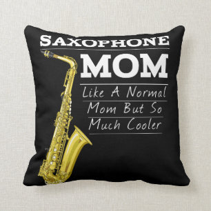 Almofada Banda Legal Marching Engraçado Saxofone Mãe