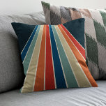 Almofada Bandas Coloridas Retroativas 70s<br><div class="desc">Travesseiro decorativo de faixas retrorreflector Colorida 70s</div>