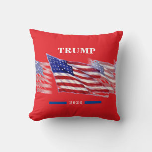 Almofada Bandeira Americana Donald Trump 2024