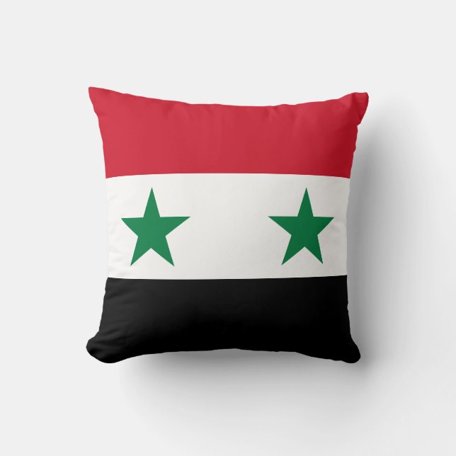 Almofada Bandeira antiga da Síria (Frente)