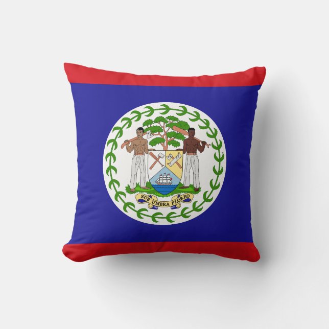 Almofada Bandeira Belizenha (Frente)