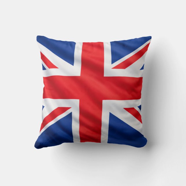 Almofada Bandeira Britânica – Design Clássico da Union Jack (Verso)