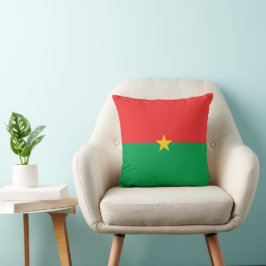 Almofada Bandeira Burkina Faso