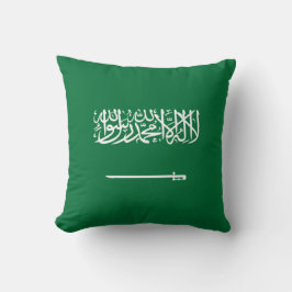 Almofada Bandeira da Arábia Saudita