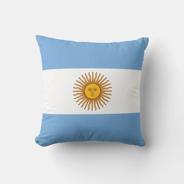 Almofada Bandeira da Argentina (Frente)
