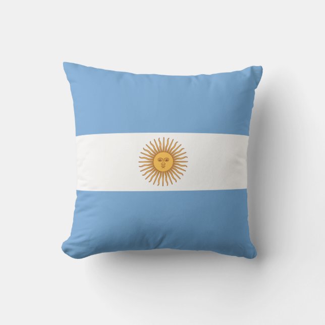 Almofada Bandeira da Argentina (Frente)