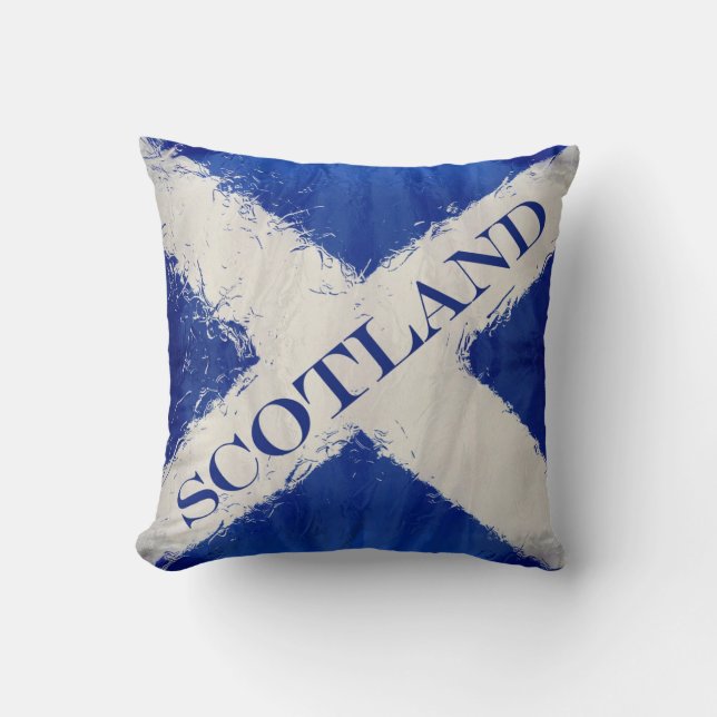 Almofada Bandeira da arte de Scotland (Frente)