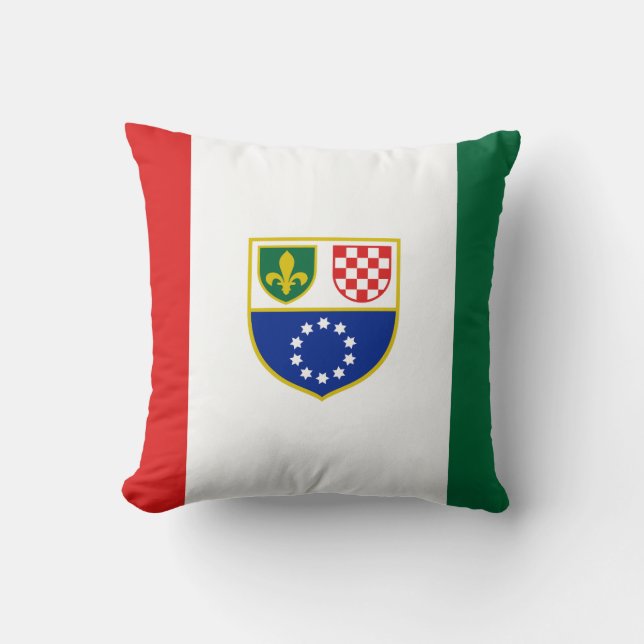 Almofada Bandeira da Bósnia-Herzegovina (Frente)