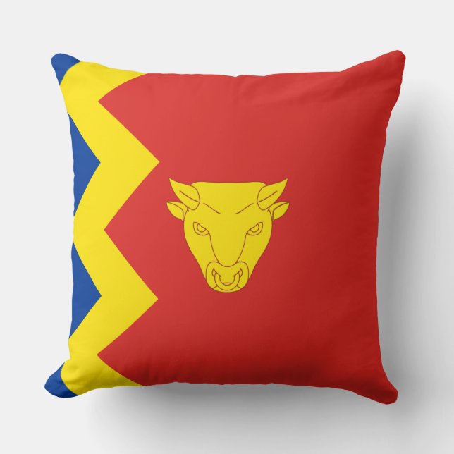Almofada Bandeira da Cidade de Birmingham (Frente)