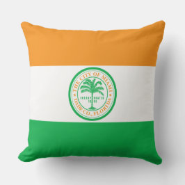Almofada Bandeira da cidade de Miami (Flórida)