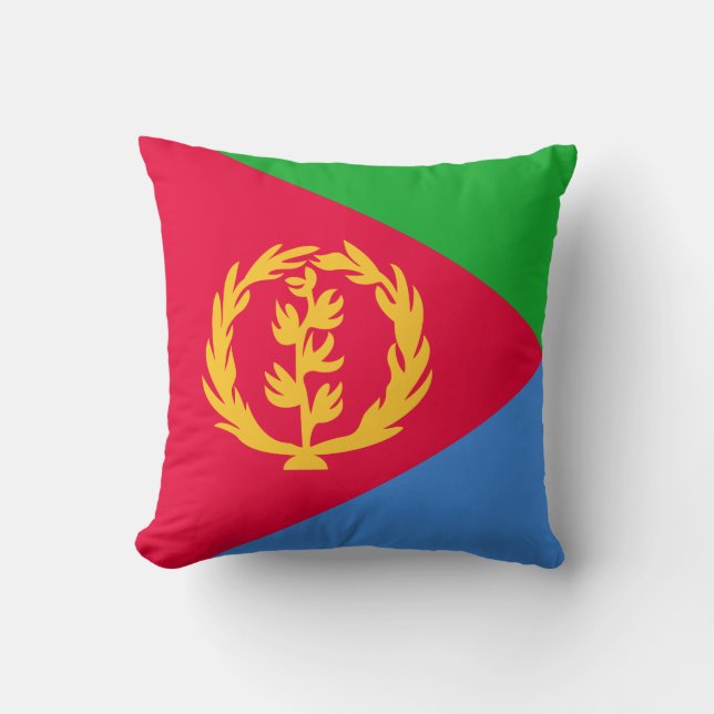 Almofada Bandeira da Eritreia (Frente)
