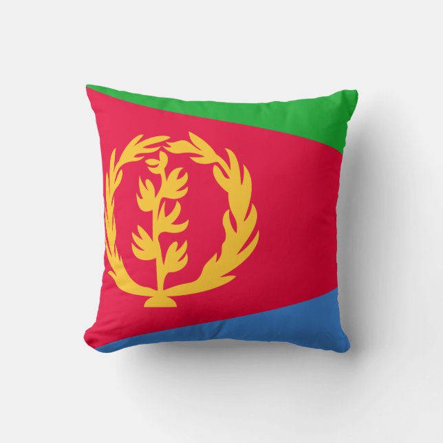 Almofada Bandeira da Eritreia (Frente)