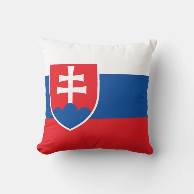Almofada Bandeira da Eslováquia (Frente)