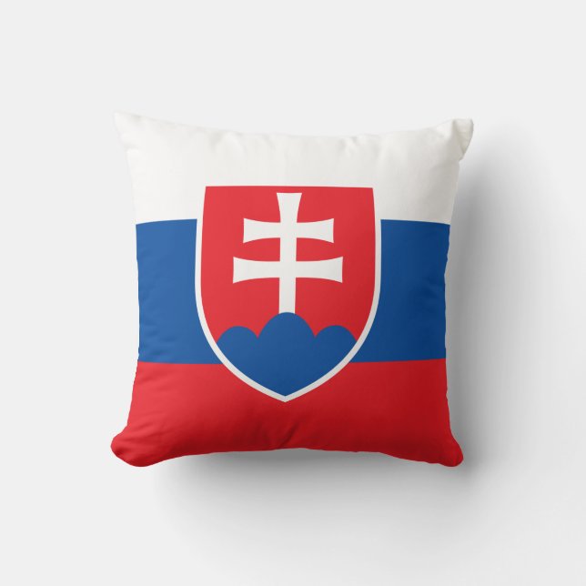 Almofada Bandeira da Eslováquia (Frente)
