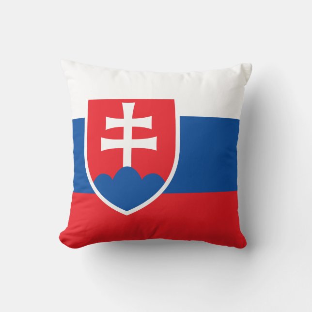 Almofada Bandeira da Eslováquia (Frente)