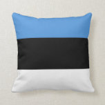 Almofada Bandeira da Estônia (Estônia)<br><div class="desc">Produtos de Sinalizador Mundial Personalizáveis - Sinta-se à vontade para adicionar seu próprio texto.</div>