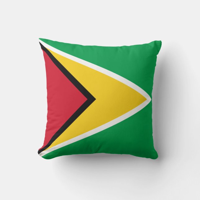 Almofada Bandeira da Guiana (Frente)