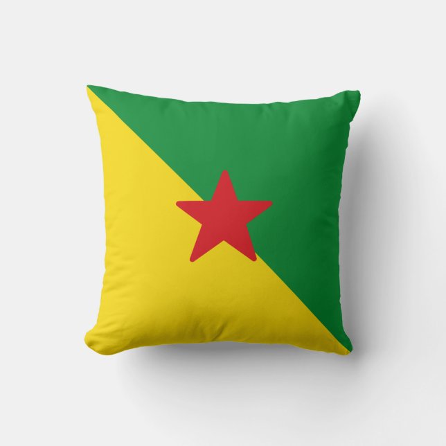 Almofada Bandeira da Guiana Francesa (Frente)