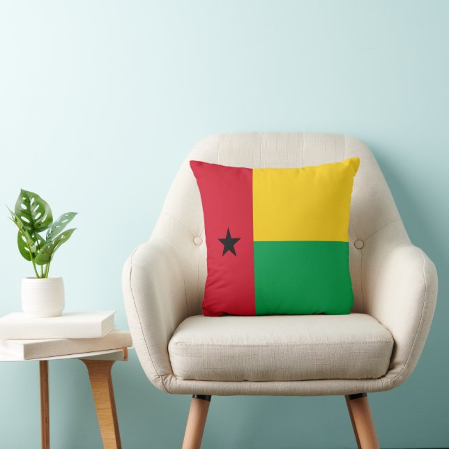 Almofada Bandeira da Guiné-Bissau (Cadeira)