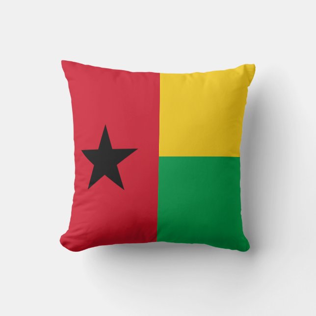 Almofada Bandeira da Guiné-Bissau (Frente)