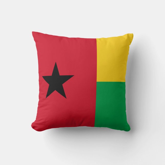 Almofada Bandeira da Guiné-Bissau (Frente)